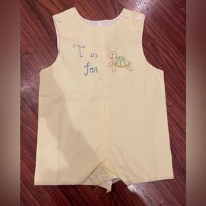 Turtle romper 2T - worn once